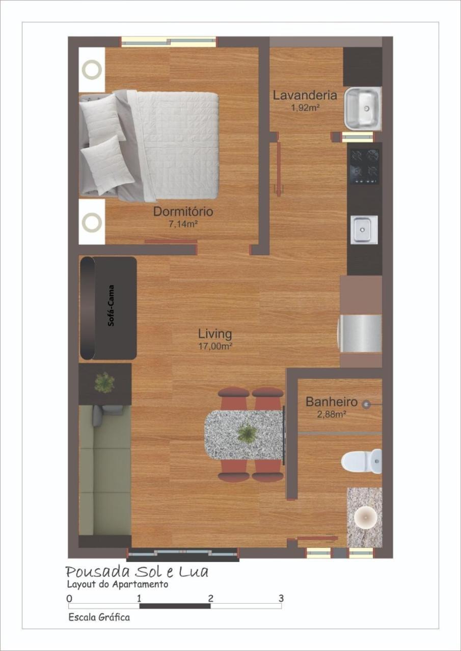 Residencial Sol E Lua Apartment Palhoça Екстериор снимка